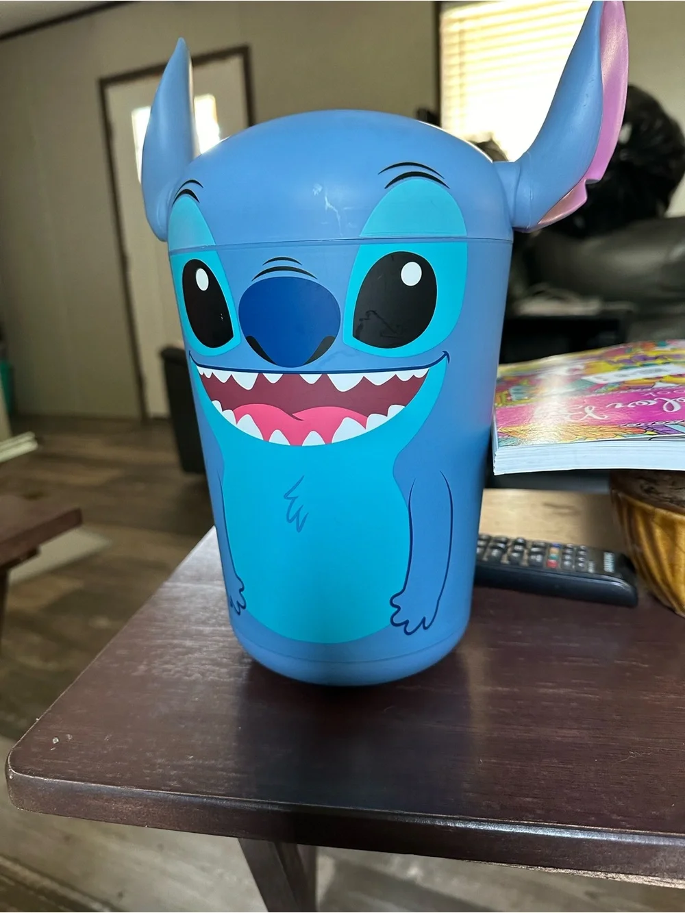 Stitch Character Decorative Popcorn Bucket- Blue